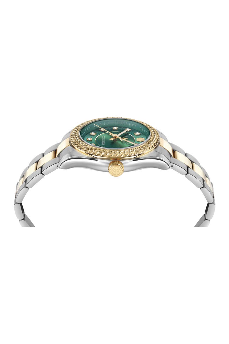 Queen Bracelet Watch, 36mm, Alternate, color, TWO TONE