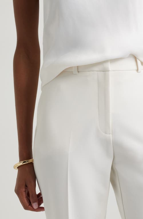 Nordstrom Slim Fit Crop Pants In Ivory Tofu