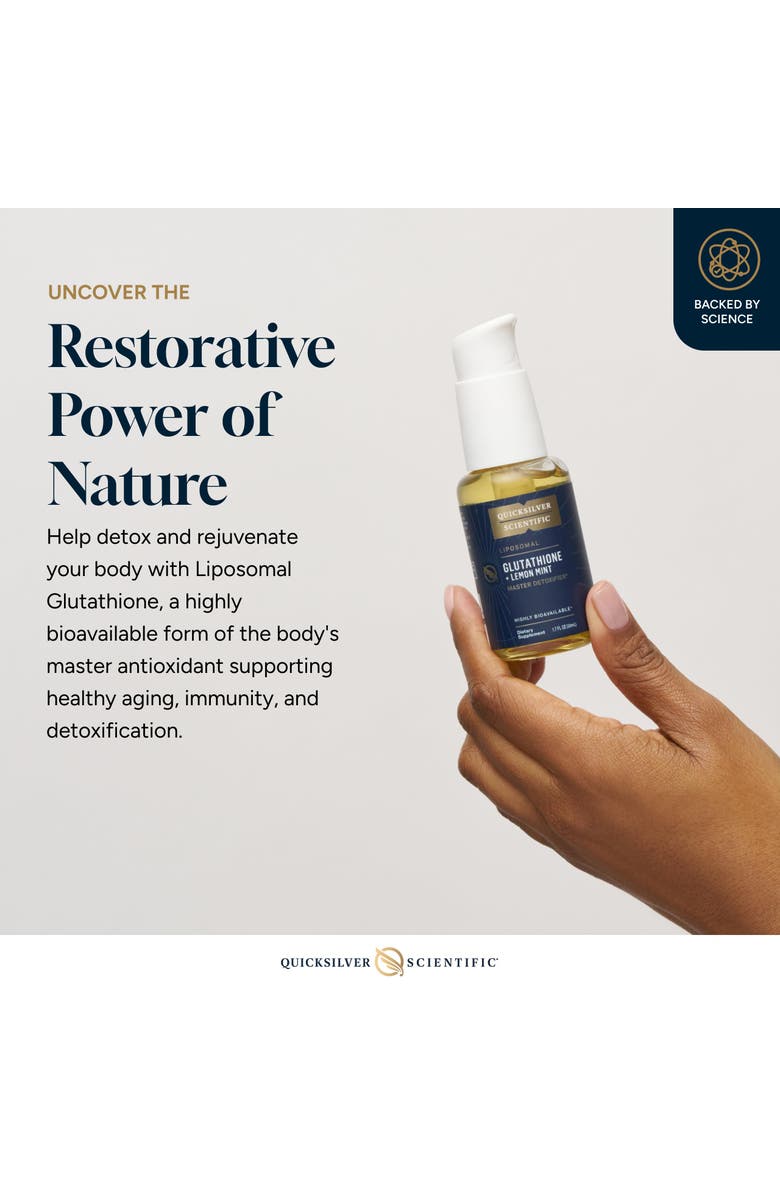 Quicksilver Scientific Liposomal Glutathione Oral Supplement, Alternate, color, NO COLOR