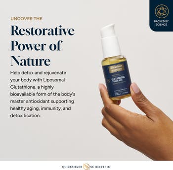 quicksilver glutathione Quicksilver Scientific Liposomal Glutathione Oral Supplement