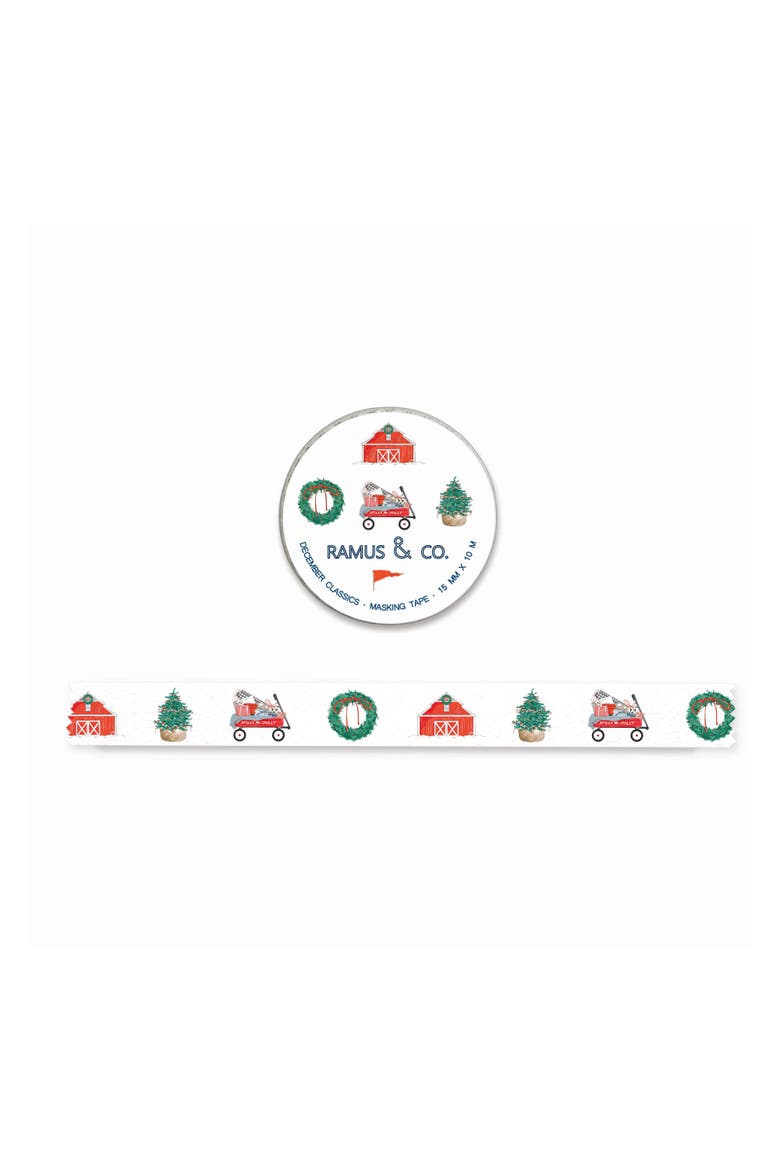 December Classics Winter Masking Tape - 3ct Rolls, Assorted, Alternate, color, Multi-Pack