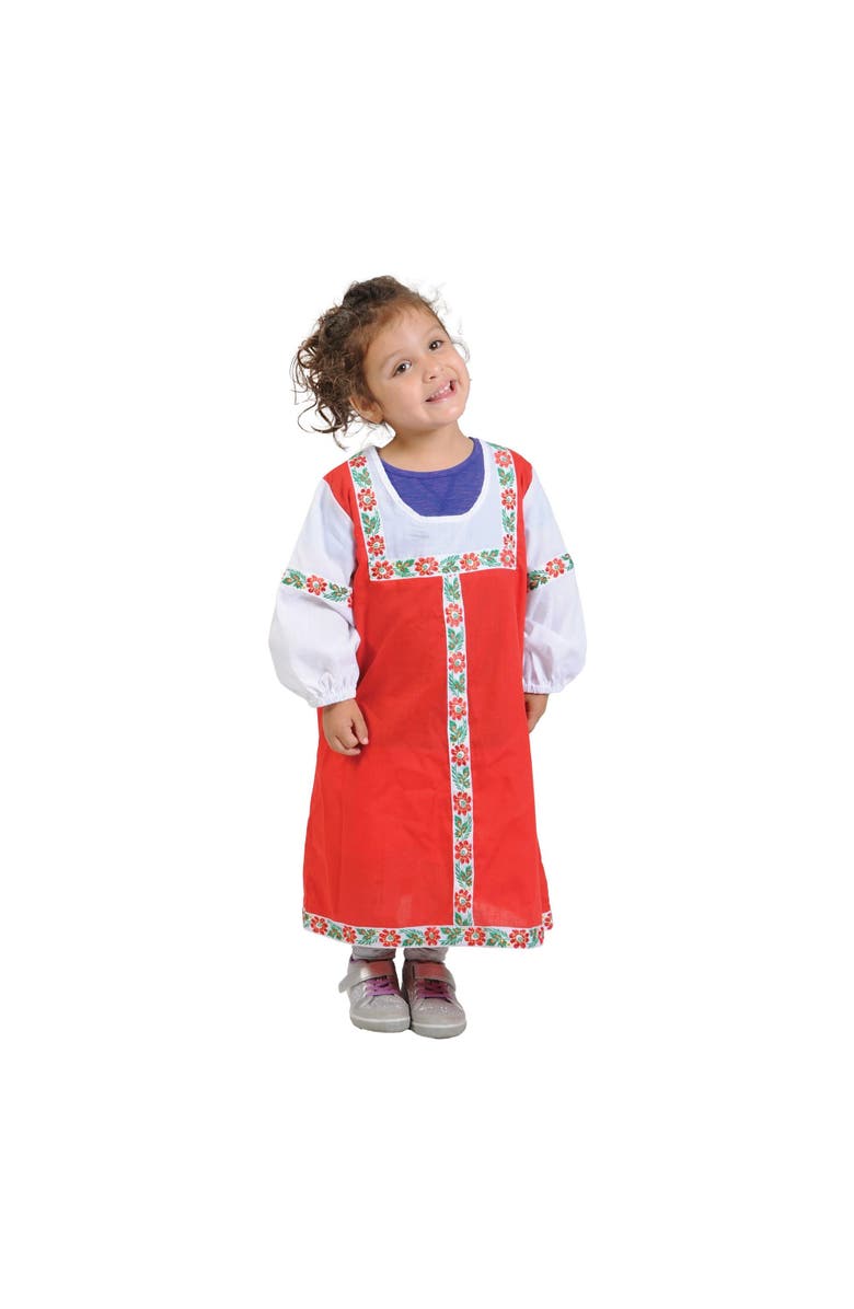 Kaplan Early Learning Company Festive Multiethnic Russian Sarafan Girl Garment, Alternate, color, 