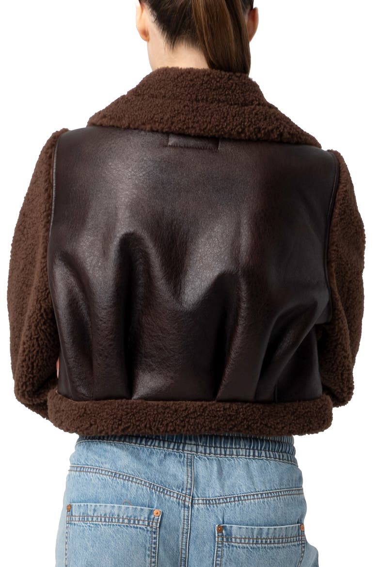 Faux Shearling Jacket, Alternate, color, HEAD START