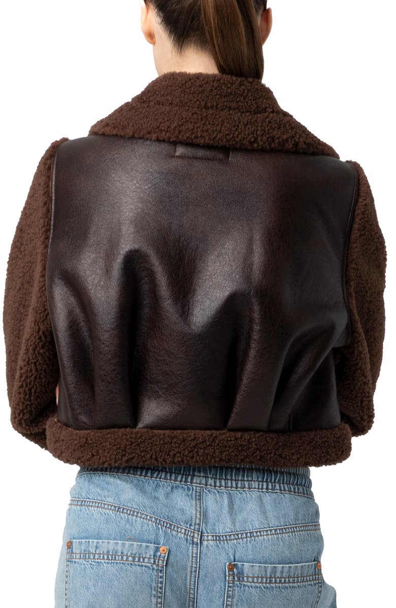 BLANKNYC Faux Shearling Jacket, Alternate, color, Head Start