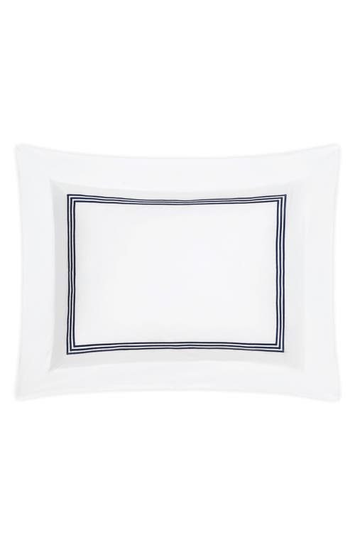 Matouk Bel Tempo Pillow Sham In White