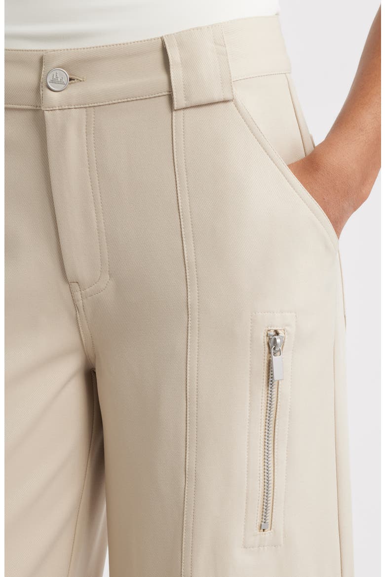 Wide Leg Cargo Pants, Alternate, color, BONE