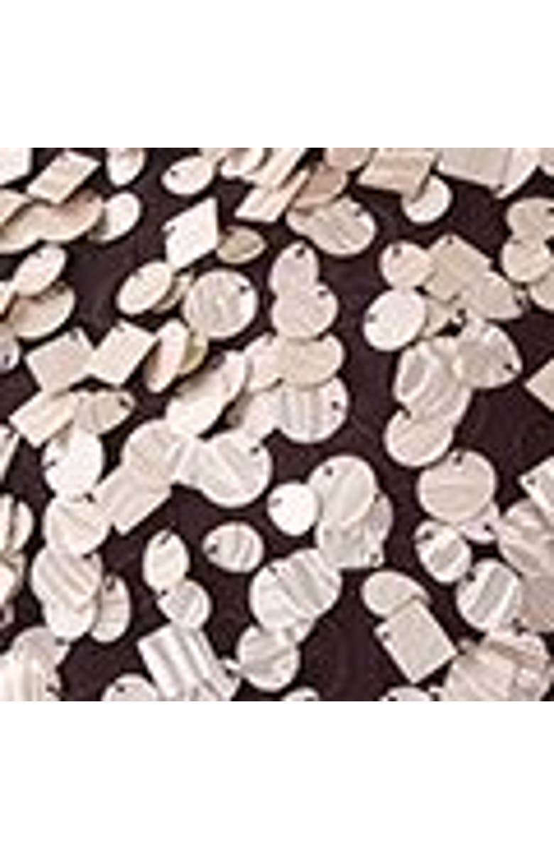 NASTY GAL Hand Embellished Cap Sleeve Mini Dress, Alternate, color, Chocolate