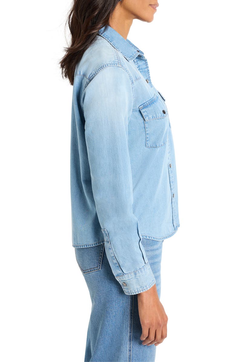 NIC+ZOE The Western Denim Shirt, Alternate, color,