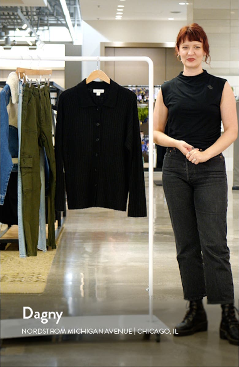 Rib Polo Cardigan, sales video thumbnail