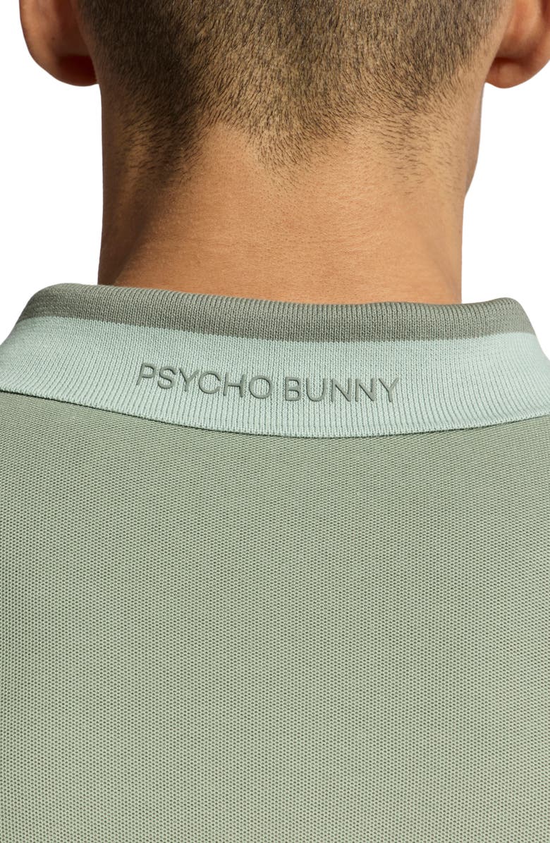 Psycho Bunny New Castle Slim Fit Piqué Polo, Alternate, color, Sea Spray