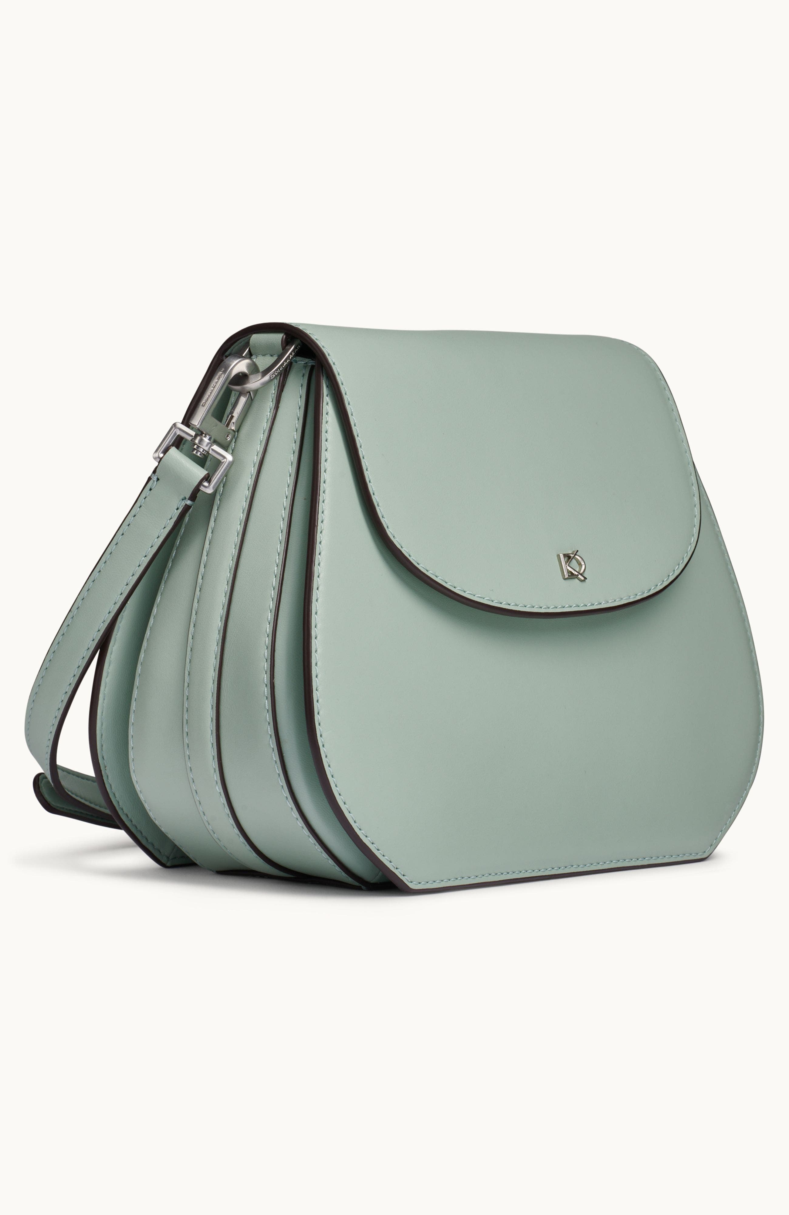 Donna Karan New York Bellerose Flap Crossbody, Alternate, color, Pale Jade
