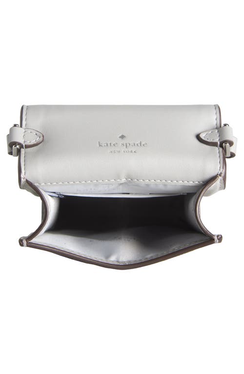 Kate Spade New York Staci North South Flap Phone Case In Nimbus Grey