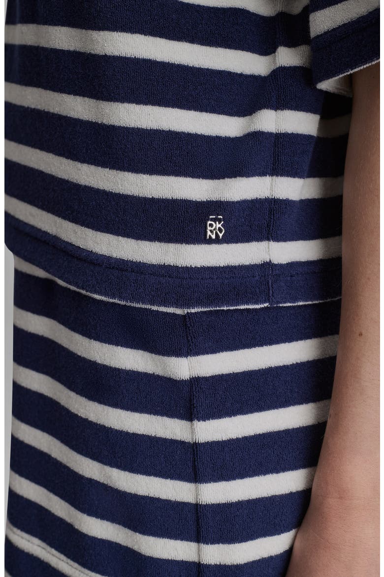 Stripe Terry Polo, Alternate, color, PEACOAT/ EG