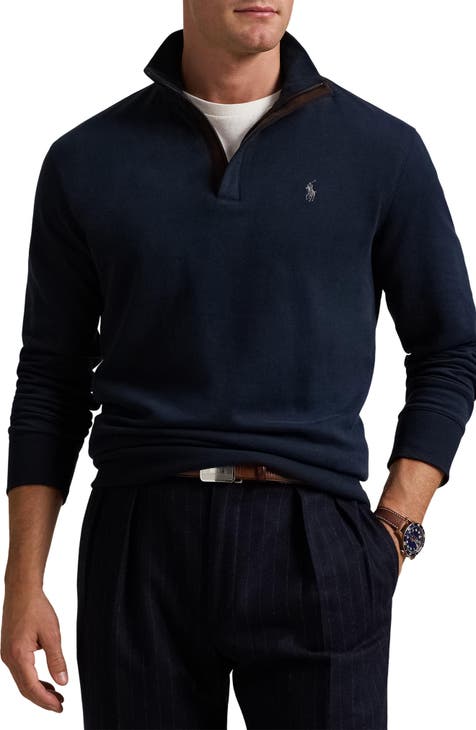 Polo Ralph Lauren shops Men's Cotton Blend Ultra Soft Quarter Zip Pullover Sweater L