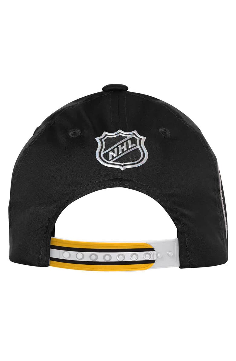 FANATICS Youth Fanatics Black Boston Bruins 2025 NHL Draft Authentic Pro On-Stage Podium Adjustable Hat, Alternate, color, Black