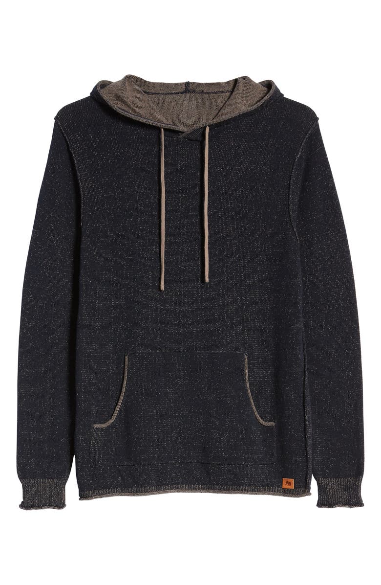 The Normal Brand Jimmy Hoodie Sweater, Alternate, color, Navy