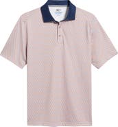 Johnston & Murphy XC4® + Cool Degree™ Geo Print Performance Golf Polo