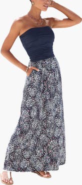 LASCANA Women's Bandeau Maxi Dress