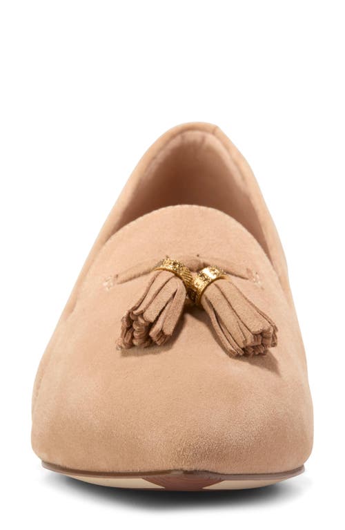 Cole Haan Vanya Tassel Flat In Blush