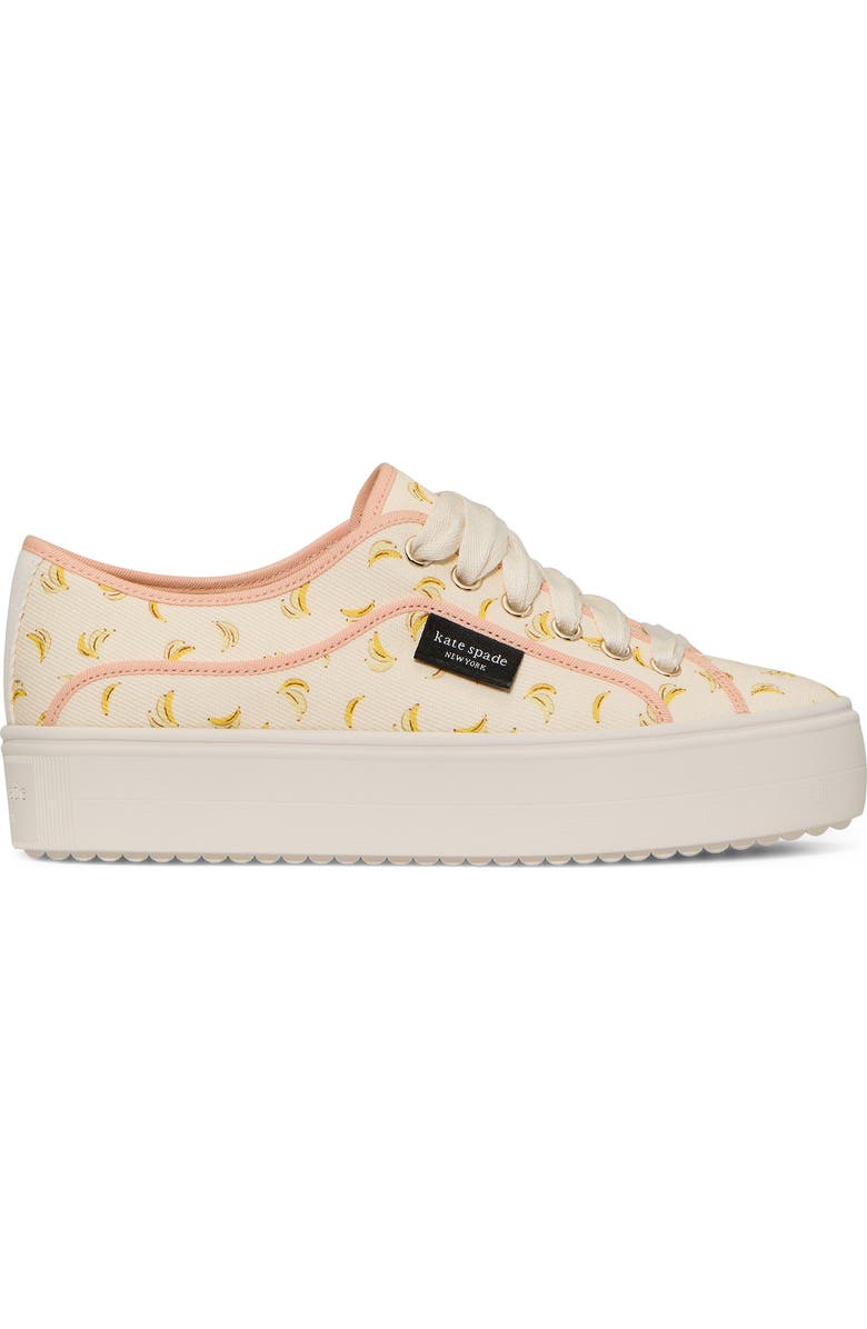 Kate Spade New York banana platform sneaker, Alternate, color,