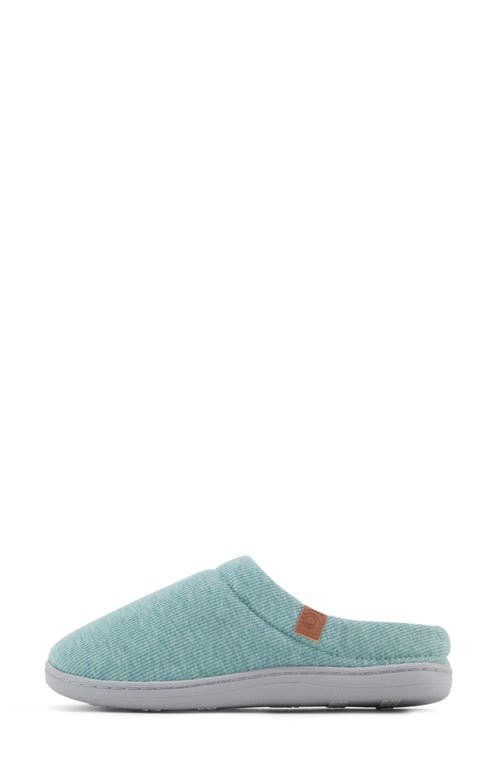 Floopi Sydney Ribbed Slipper In Green
