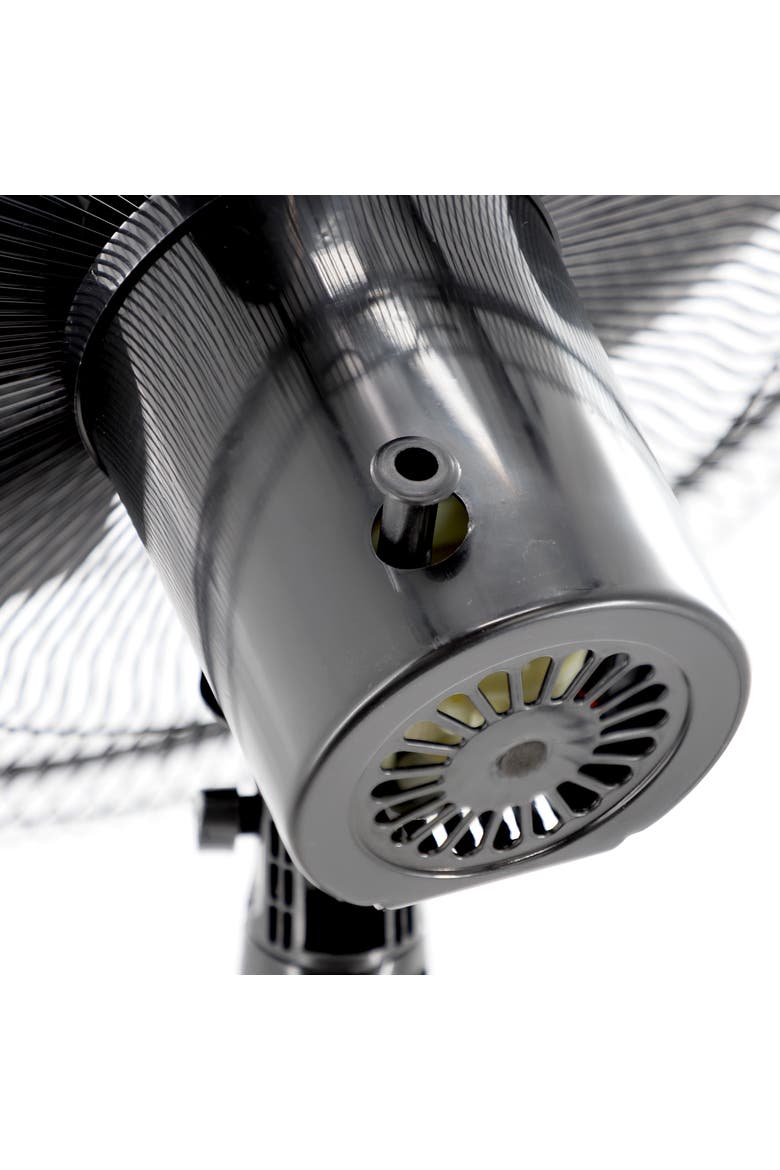 16 Inch 50w Oscillating Standing Fan in Black, Alternate, color, Black