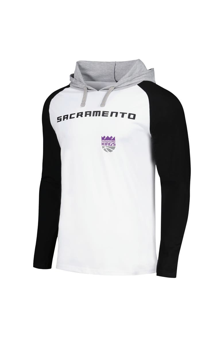 Unisex Stadium Essentials White Sacramento Kings Terrace Long Sleeve Hooded T-Shirt, Alternate, color, White