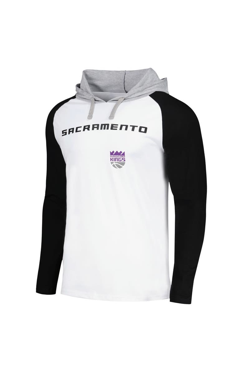 Stadium Essentials Unisex Stadium Essentials White Sacramento Kings Terrace Long Sleeve Hooded T-Shirt, Alternate, color, White