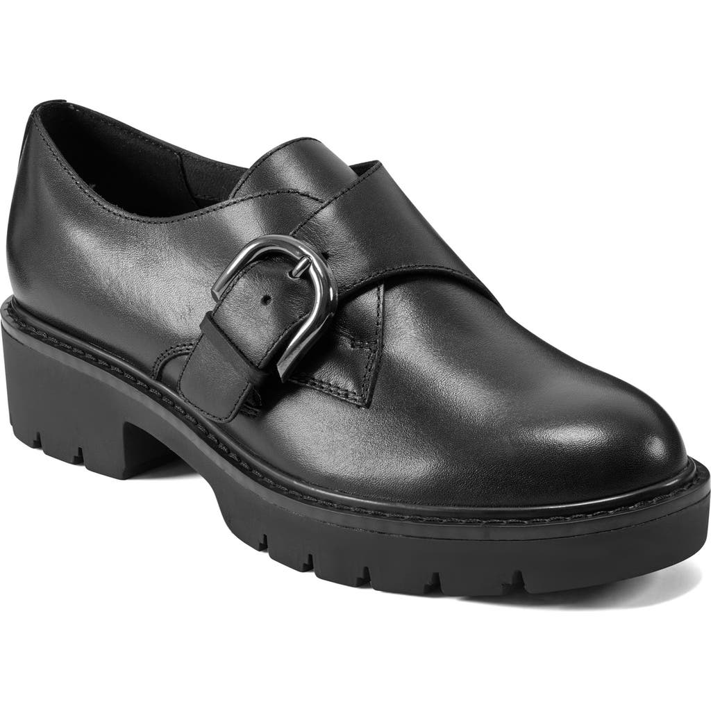 Easy Spirit Kasen Monk Strap Loafer In Black