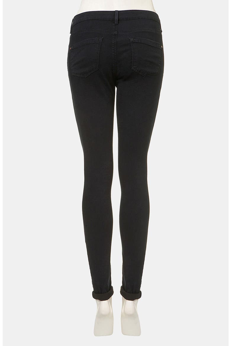 Moto 'Leigh' Skinny Jeans, Alternate, color, BLUE BLACK