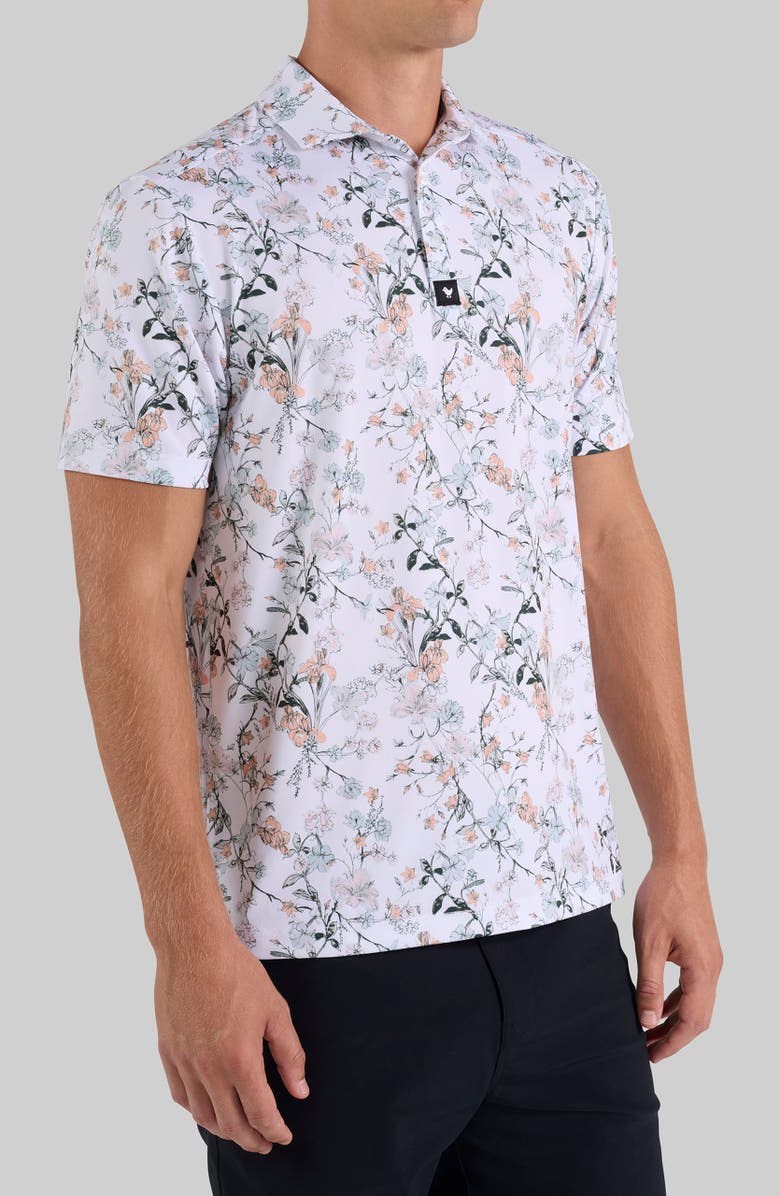 Bad Birdie Core Performance Polo, Alternate, color, Wild One - Frosty Petal