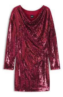 Ebiba Sequin Long Sleeve Dress