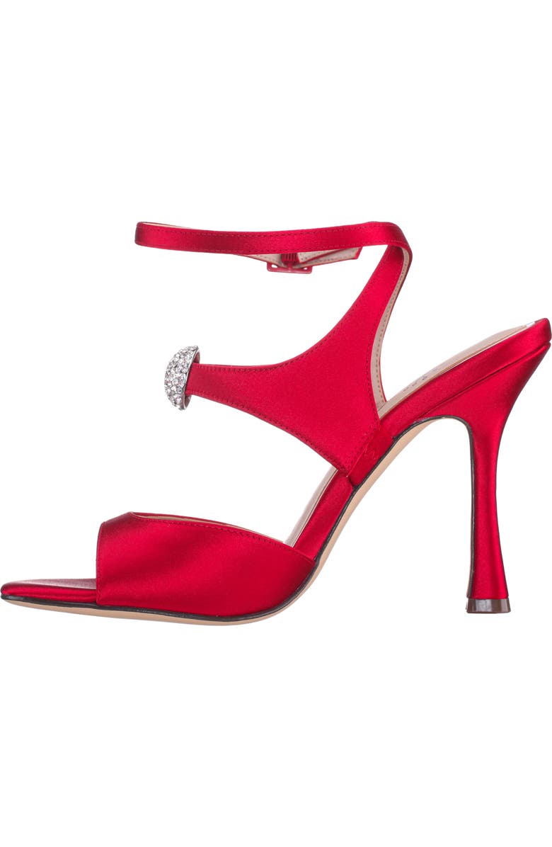 Nina Dahlia Ankle Strap Sandal, Alternate, color, Red