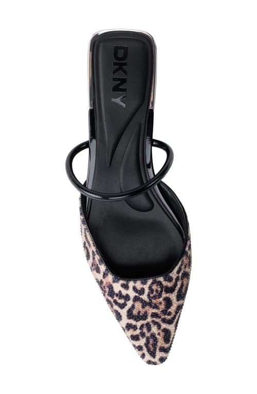 Dkny Cabbi Mary Jane Mule In Natural/bl