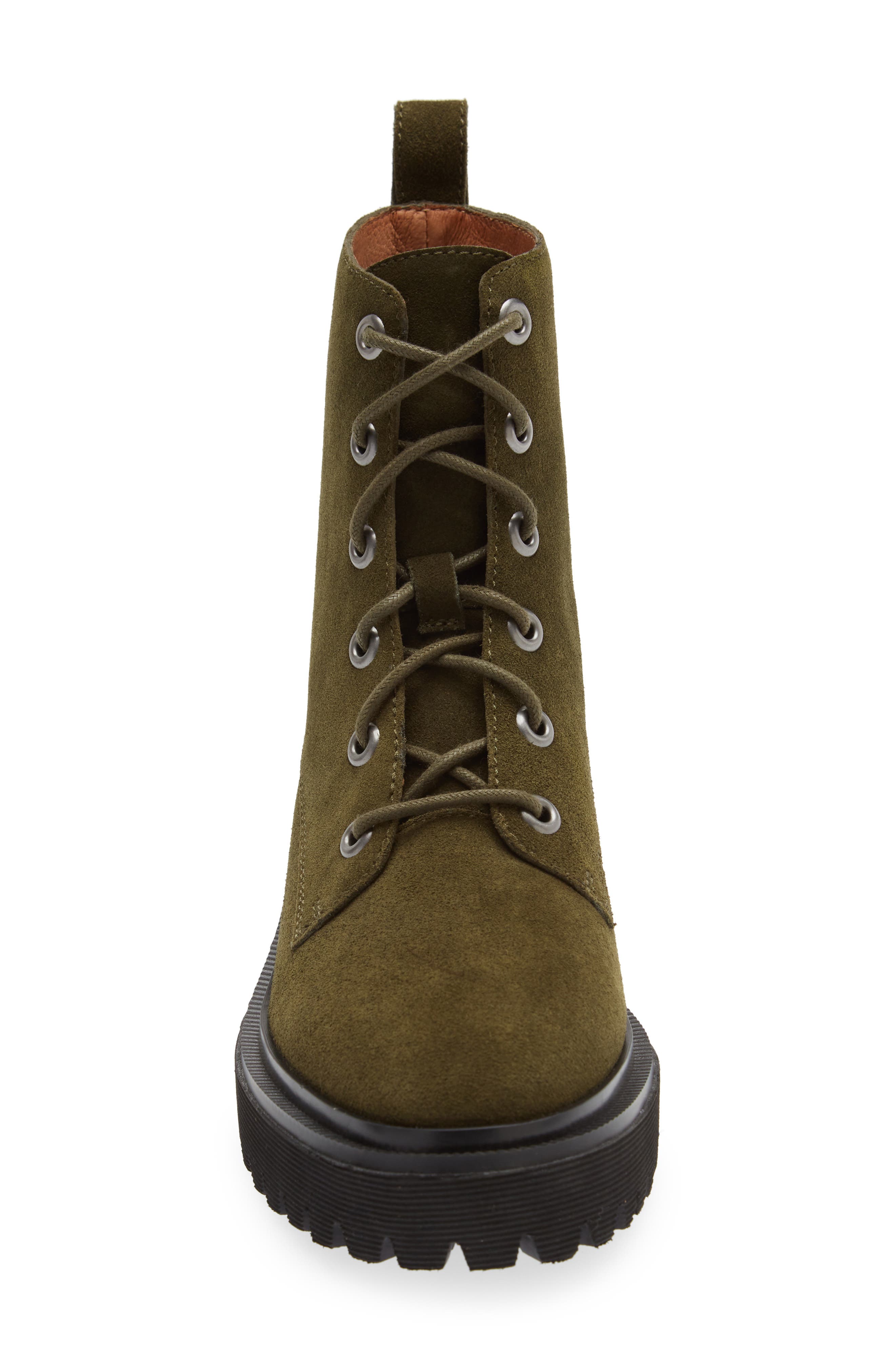 Madewell The Rayna Lace-Up Lugsole Boot, Alternate, color, 