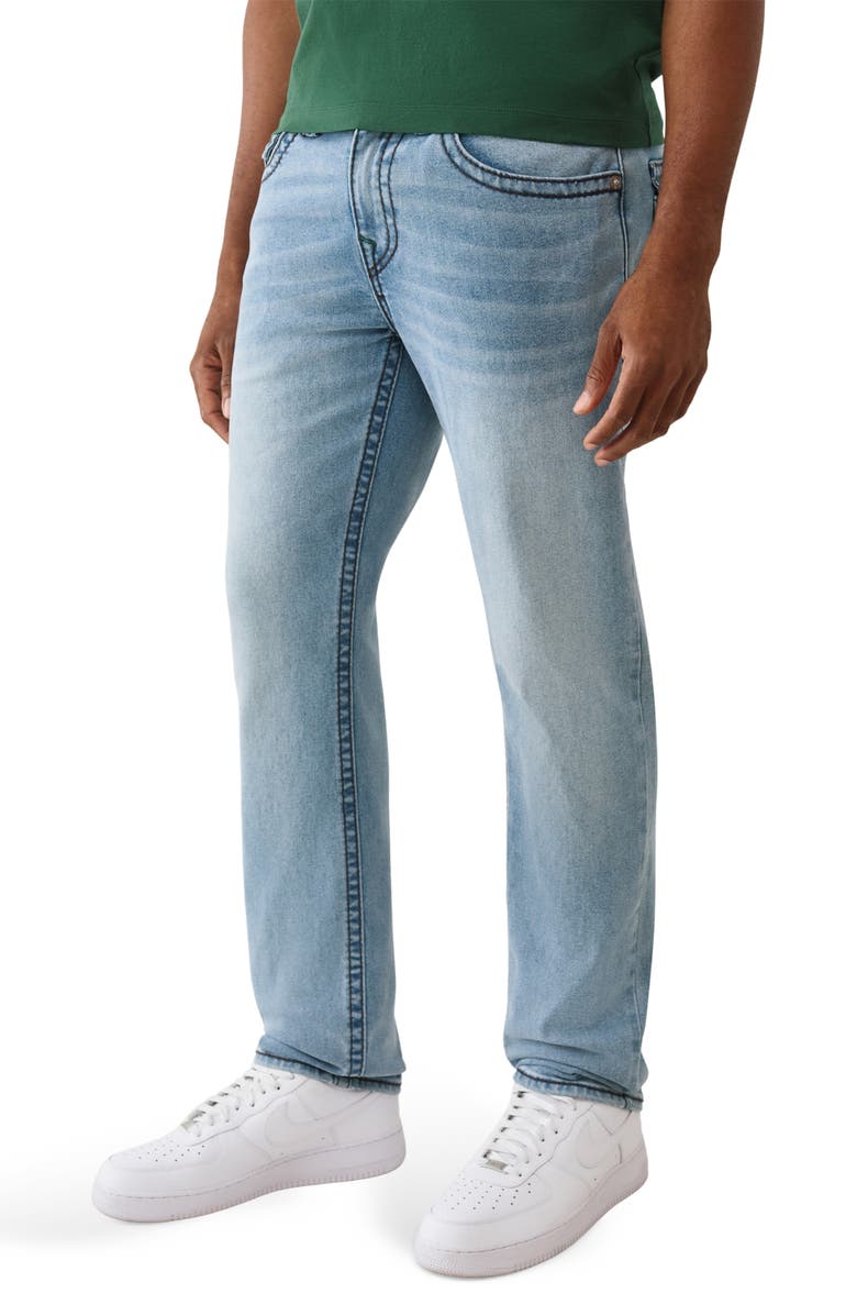 True Religion Geno Big T Slim Fit Jeans, Alternate, color, Light Icy Blue Pine