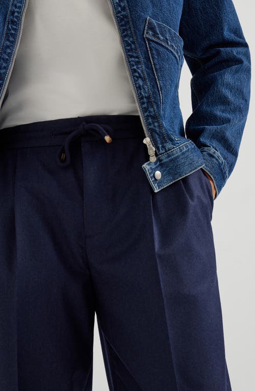 Brunello Cucinelli Virgin Wool Flannel Trousers