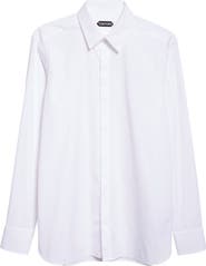 TOM FORD Classic Fit Cotton Poplin Button-Up Shirt