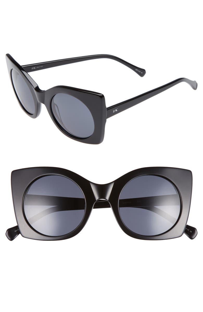 ZAC Zac Posen Leona 50mm Polarized Sunglasses, Main, color, 