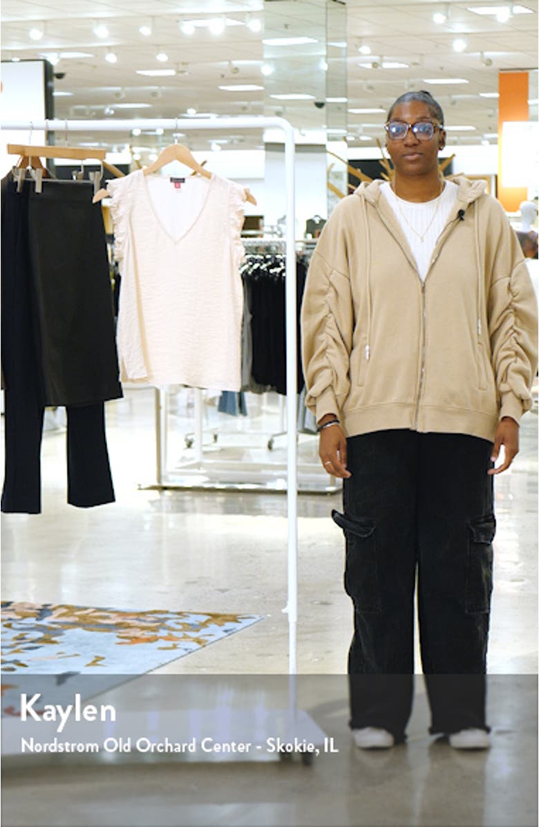 Pleated Ruffle Blouse, sales video thumbnail