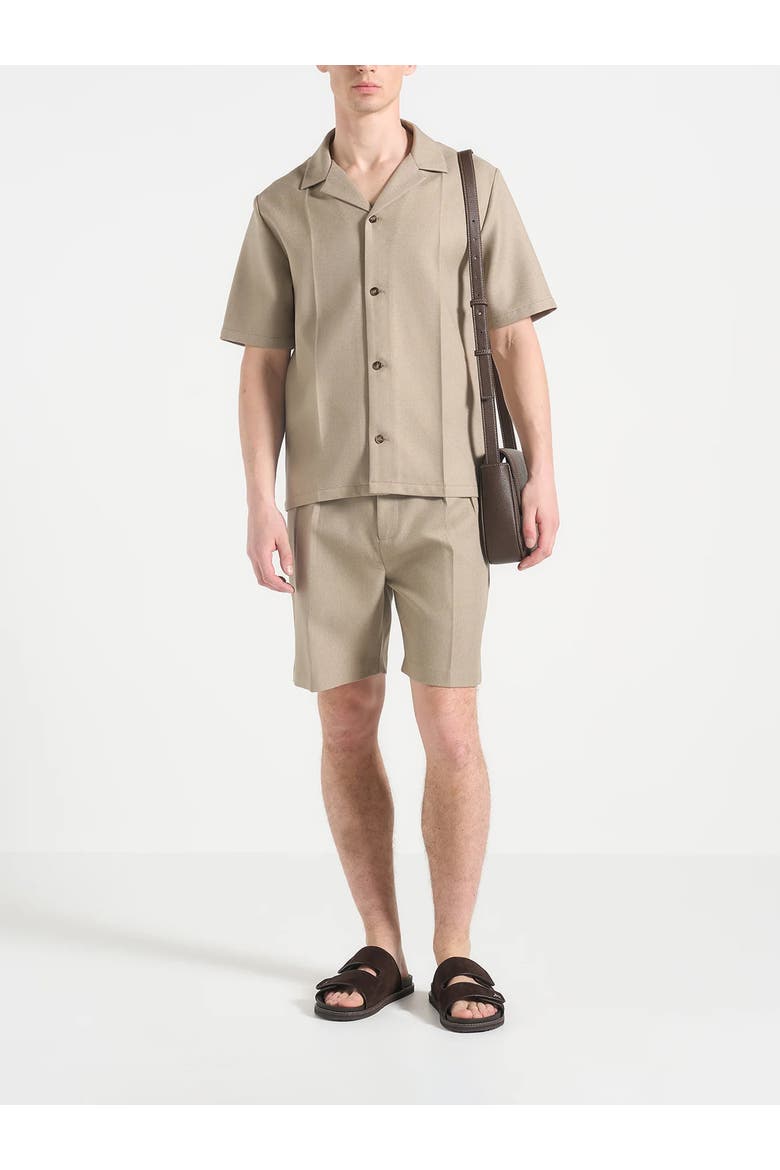 Felix Tailored Shirt With Crease, Main, color, Beige