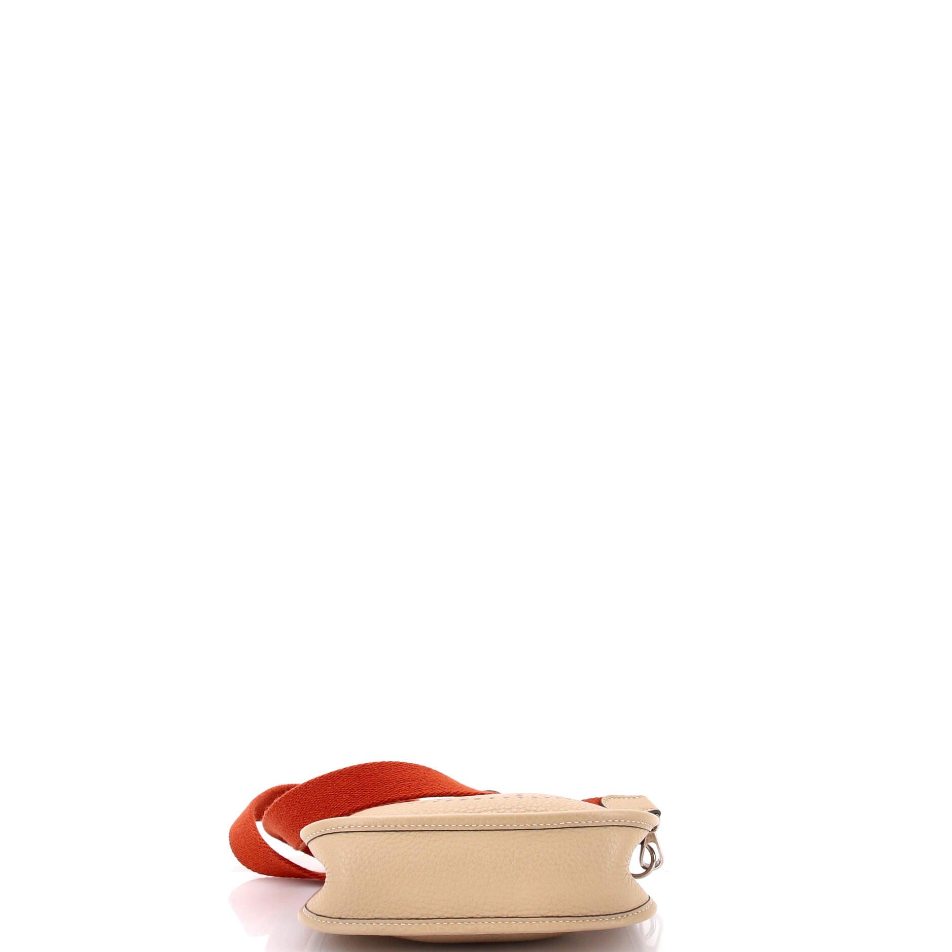 Pre-Owned Hermes Evelyne Bag Gen III Clemence TPM, Alternate, color, Trench