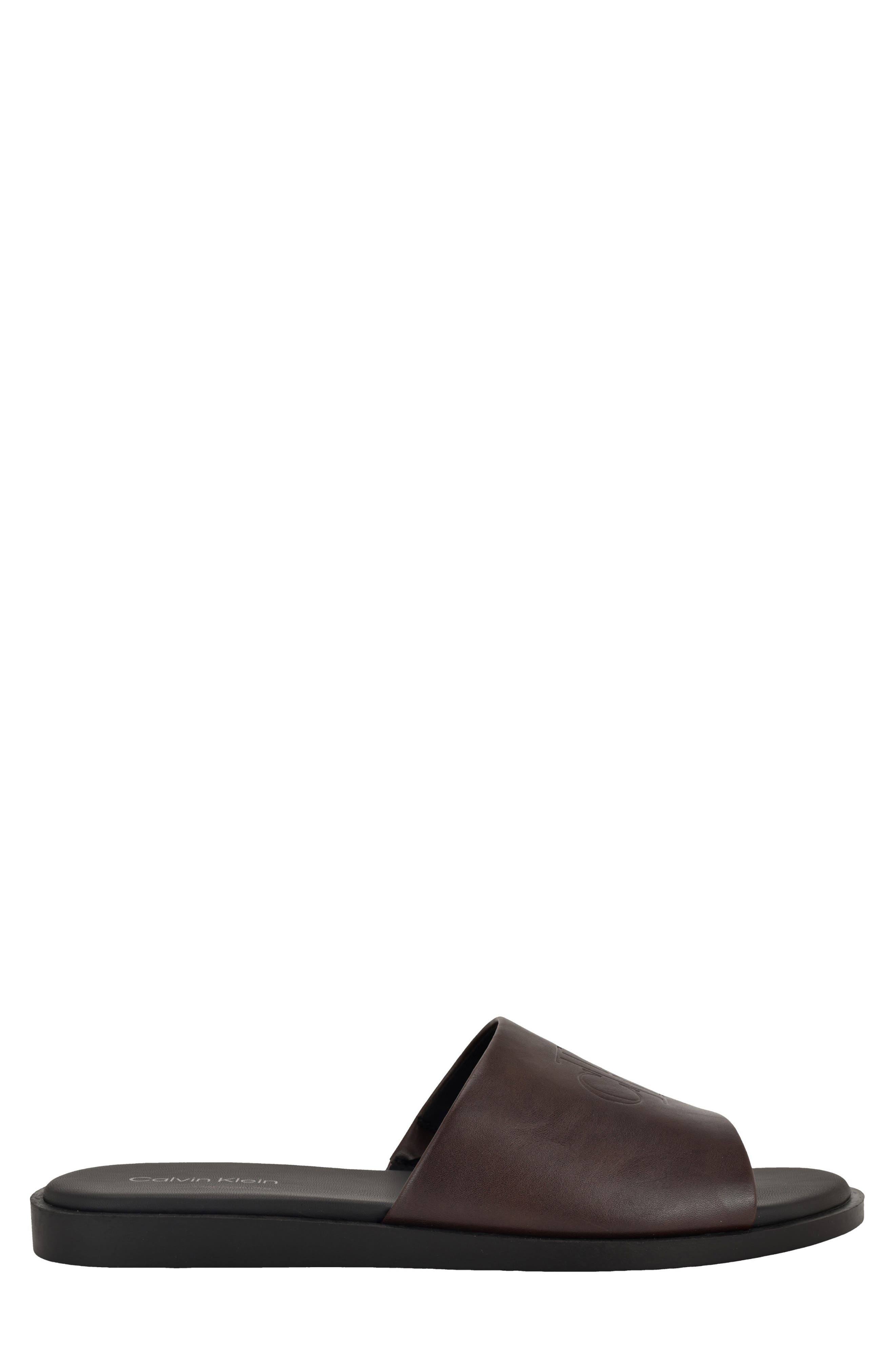 Edenn Slide Sandal, Alternate, color, DARK BROWN