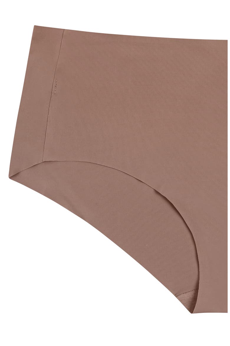 Soft Seamless Briefs, Alternate, color, TOFFEE