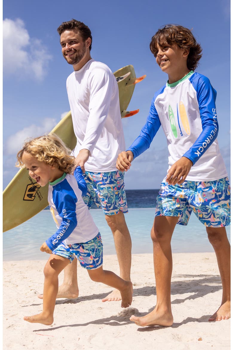 Comfort Lined Swim Shorts, Alternate, color, Breakwater Beach