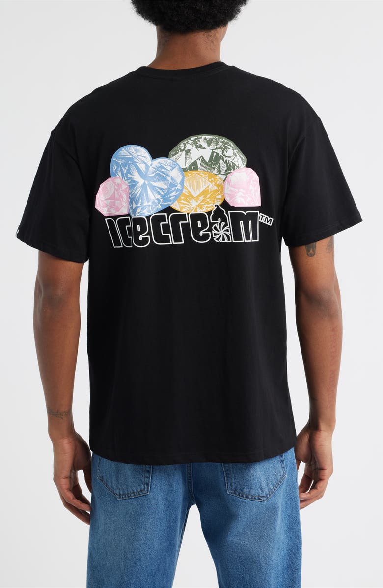 ICECREAM Pocket Change Cotton Graphic T-Shirt, Alternate, color, Black