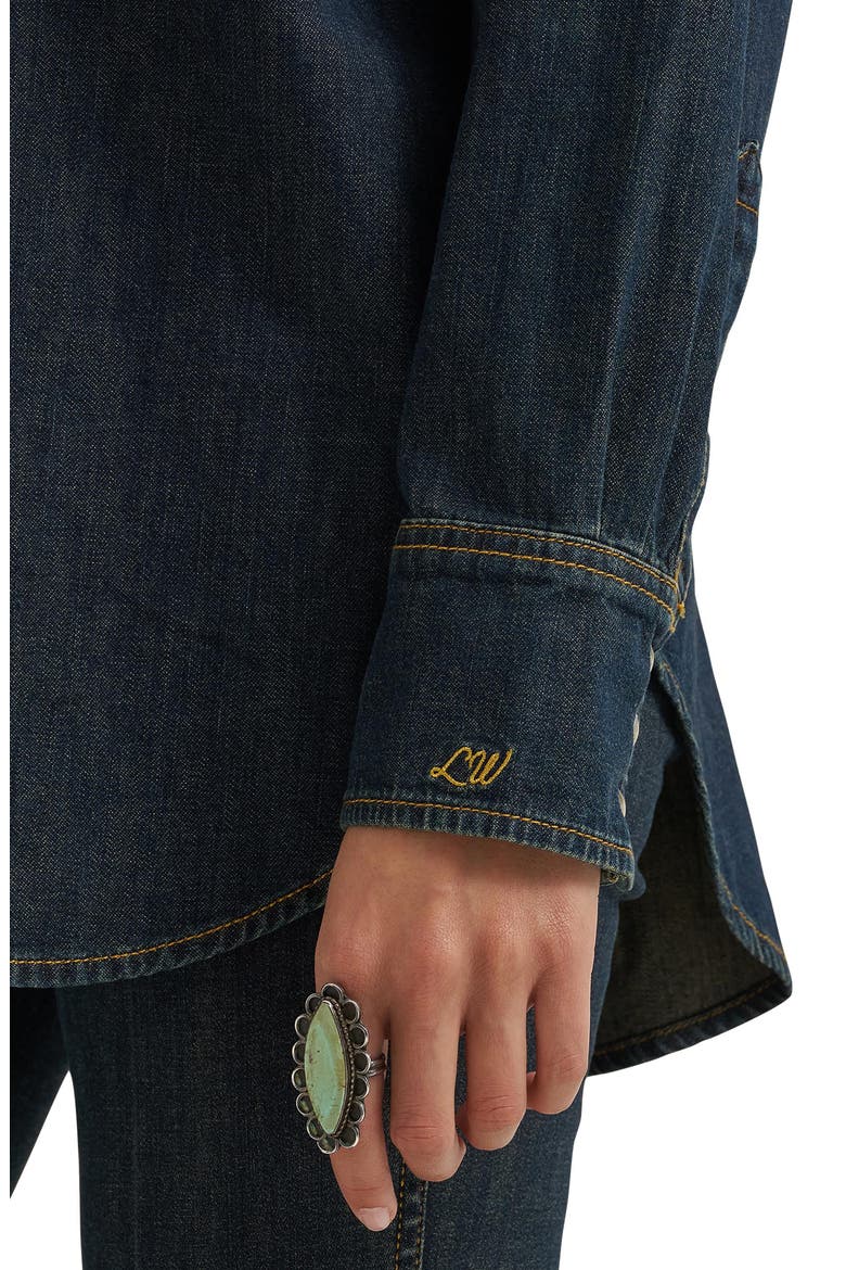 Western Denim Shirt, Alternate, color, SANDRIDER
