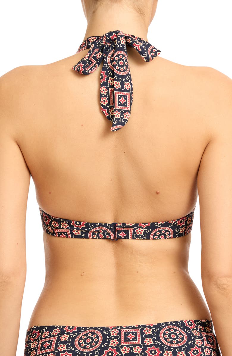 Robin Piccone Maggy Halter Bikini Top, Alternate, color, Multi