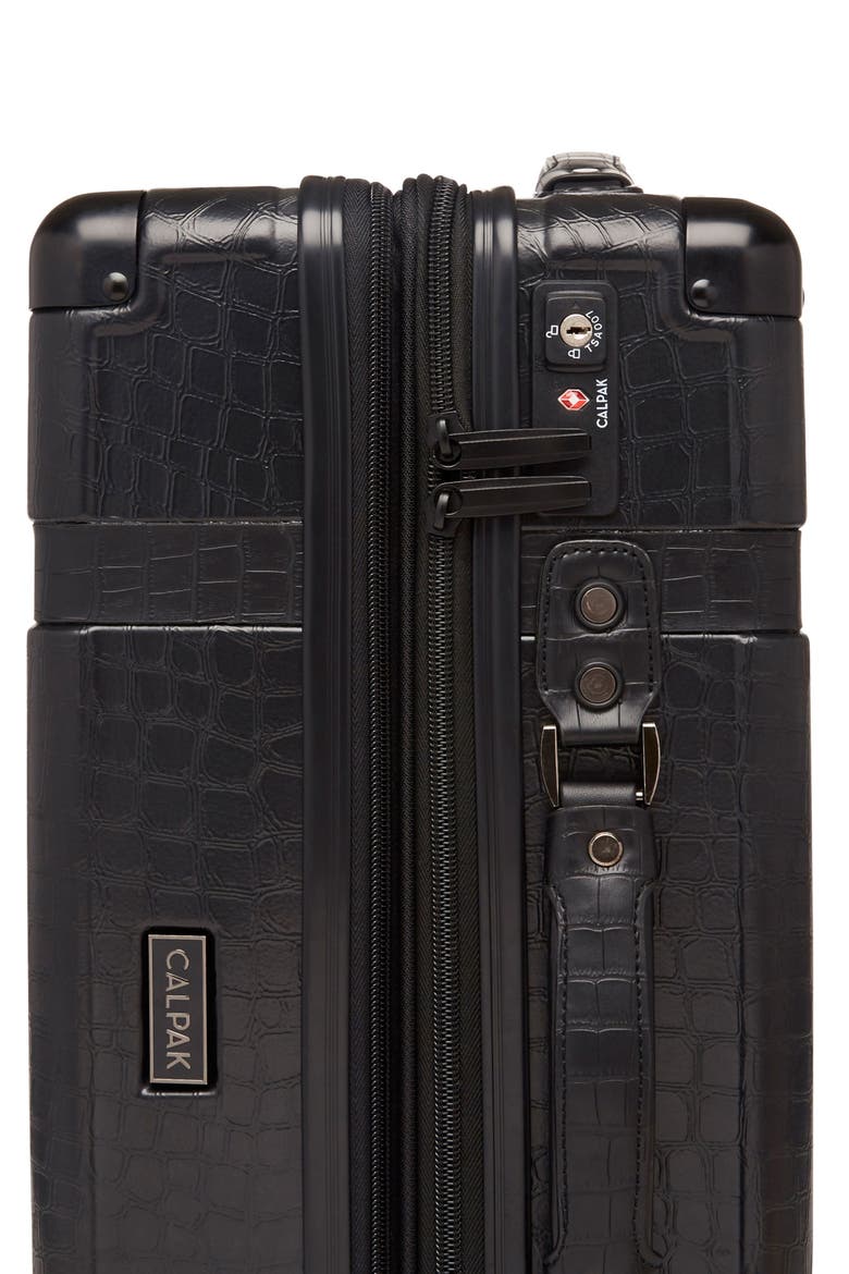 Trunk 20-Inch Rolling Suitcase, Alternate, color, NOIR