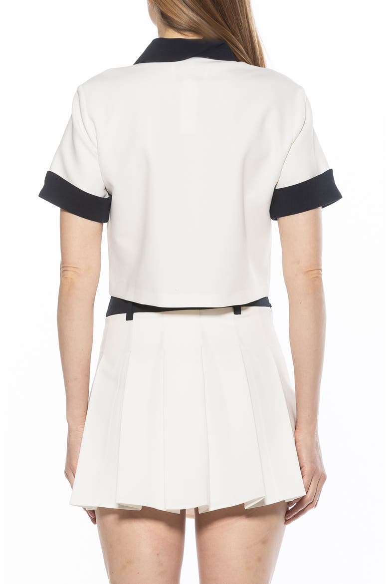 Emery Collared Button-Up Shirt, Alternate, color, IVORY